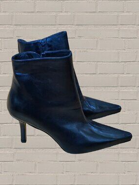 CAVALLINI Black Leather Ankle Boots - Made in Italy (Size 6) (NWOT)